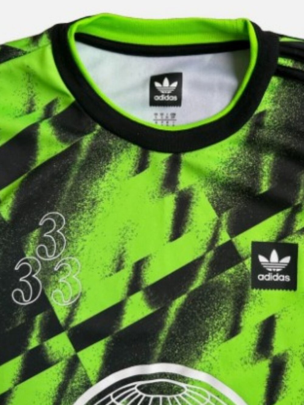 Adidas Soccer Club Jersey All Over Print Green Men’s Size Small Streetwear Bold - Picture 6 of 10